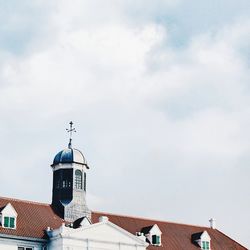 High section of houses against sky