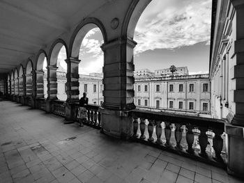 Low angle view of historic building