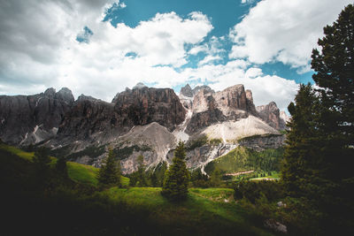 Panoramic view of landscape against sky