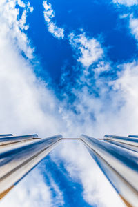 Low angle view of cloudy sky