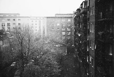 View of buildings in city