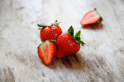 Close-up of strawberries