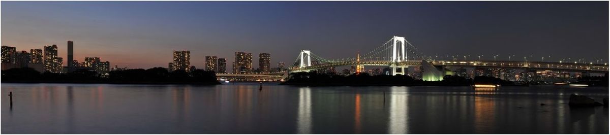 Suspension bridge over river