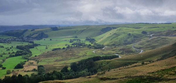 Walking in the derbyshire peak district