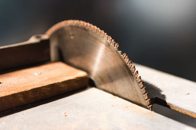 Close-up of hand tool