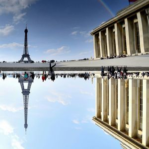 Low angle view of historical building against cloudy sky