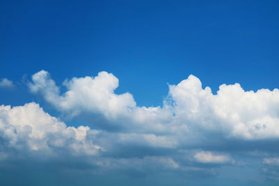 Low angle view of clouds in sky