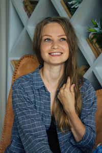 Portrait of a smiling young woman