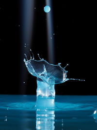 Close-up of bubbles in water