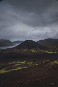 Scenic view of landscape against sky