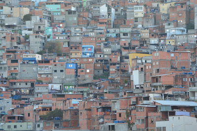 Full frame shot of residential buildings