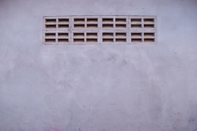 Close-up of window on wall