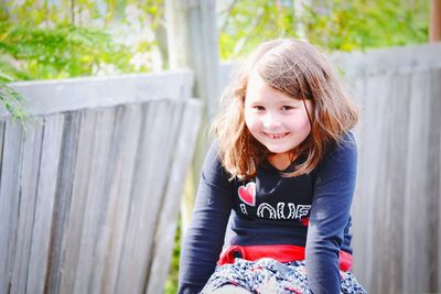 Portrait of smiling girl