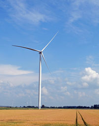 Windmill against sky