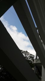 Low angle view of built structure against sky