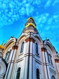 Low angle view of building against sky