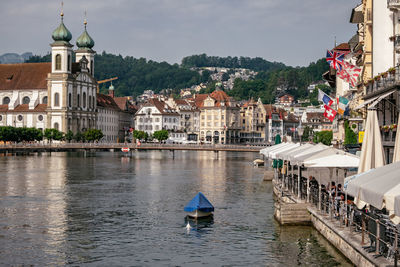 View of buildings in city