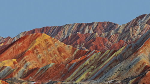 Scenic view of mountain against sky