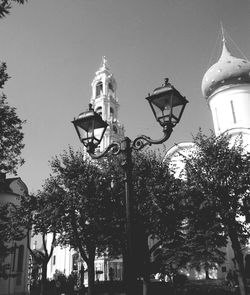 Low angle view of street light