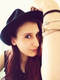 Portrait of woman smiling