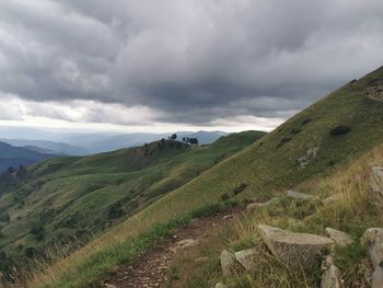 Scenic view of landscape against sky