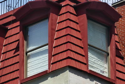 Low angle view of building against sky