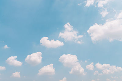 Low angle view of clouds in sky