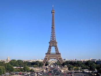 Tower against sky in city 
paris france