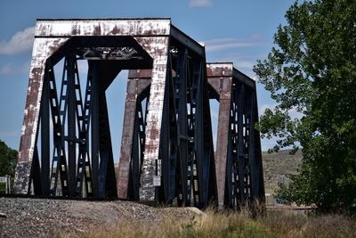 Railroad bridge in rural america