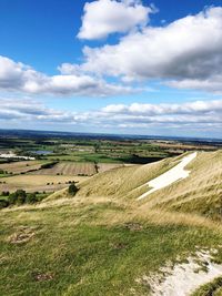 Scenic view of landscape against sky