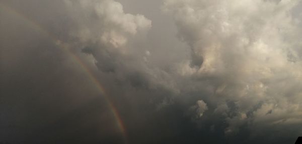 Low angle view of storm clouds in sky