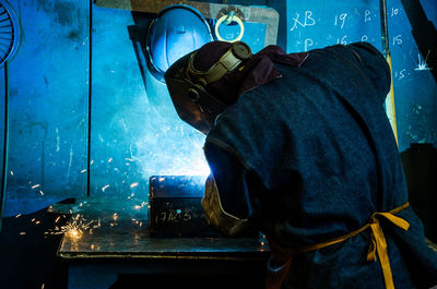 Man working in factory