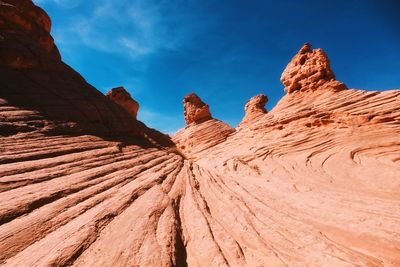 Panoramic view of rock formation