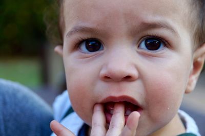 Close-up portrait of  toddler