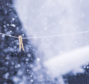 View of snow on landscape