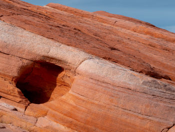 View of rock formations