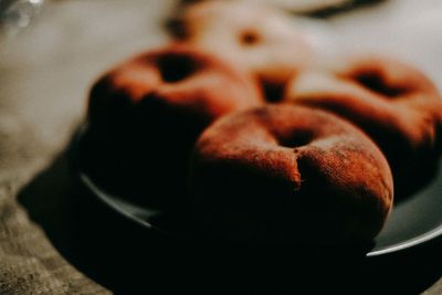 Close-up of apple on table