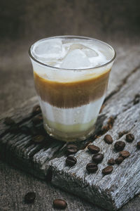 Close-up of coffee on table