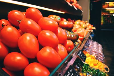 Close-up of tomatoes for sale