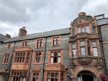 Low angle view of historical building against sky