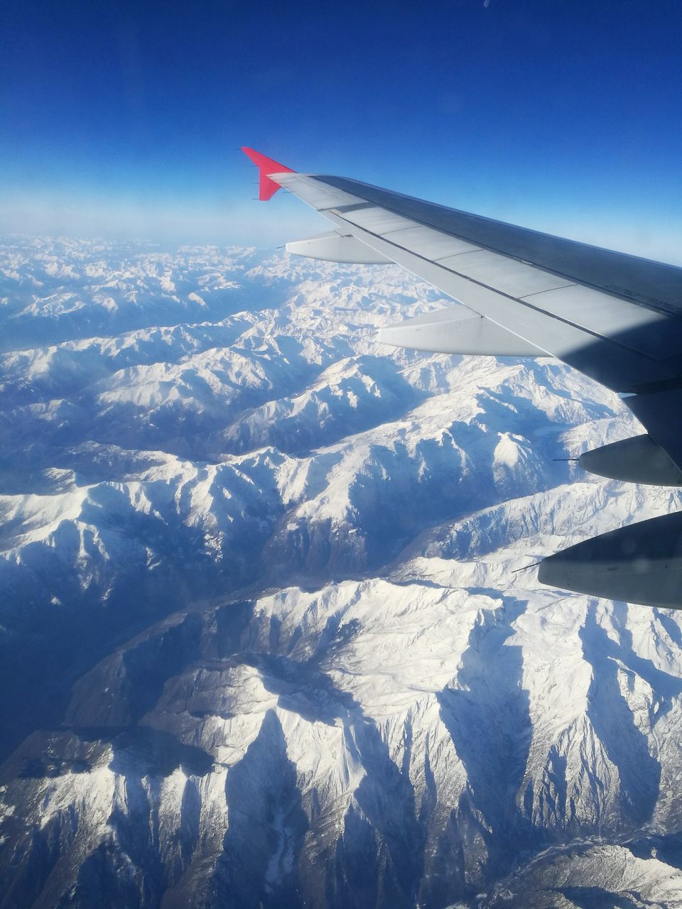 sky, snow, winter, nature, landscape, airplane, scenics, no people, cloud - sky, outdoors, beauty in nature, day, mountain, airplane wing