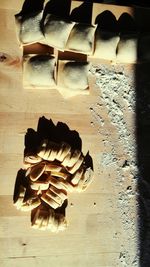 Close-up of food on table