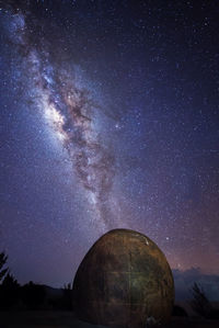 Scenic view of star field at night