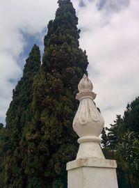 Statue of buddha against sky