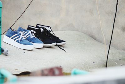 Low section of man on boat