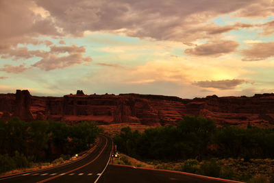 Panoramic view of landscape against sky