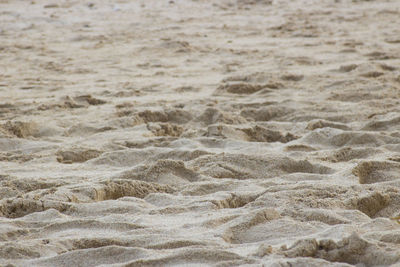 Full frame shot of sandy beach