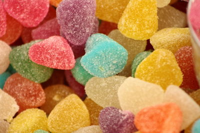 Full frame shot of multi colored candies