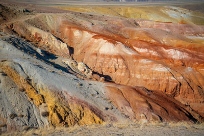 Rock formations in desert