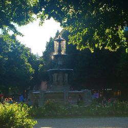 Built structure with trees in background